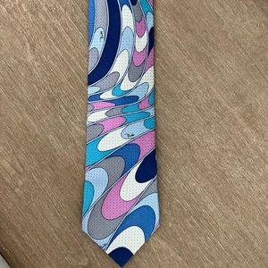 Men’s Emilio Pucci silk tie